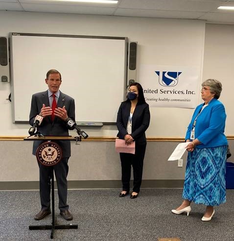U.S. Senator Richard Blumenthal (D-CT) announced $461,000 in federal funding for United Services Inc. in Killingly to expand critically needed mental health care services in northeastern Connecticut.
